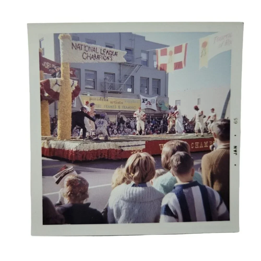 Rosebowl‎ 1965 Parade Photographs Ephemera Tournament of Roses Football Baseball